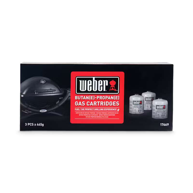 Weber Gas Canister 445g Triple Pack