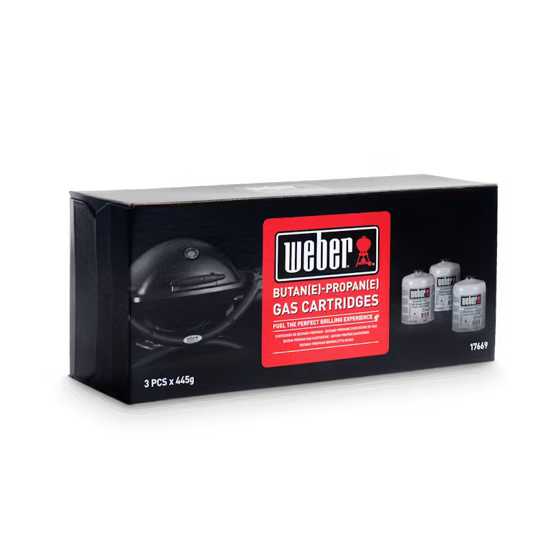 Weber Gas Canister 445g Triple Pack
