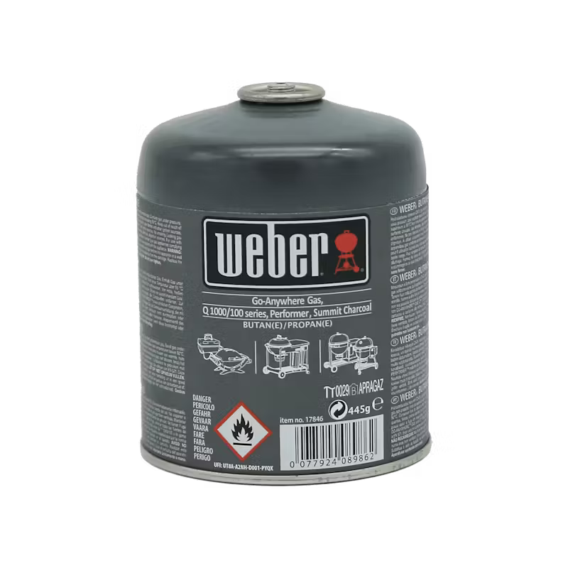 Weber Gas Canister 445g – South Wales Barbecues