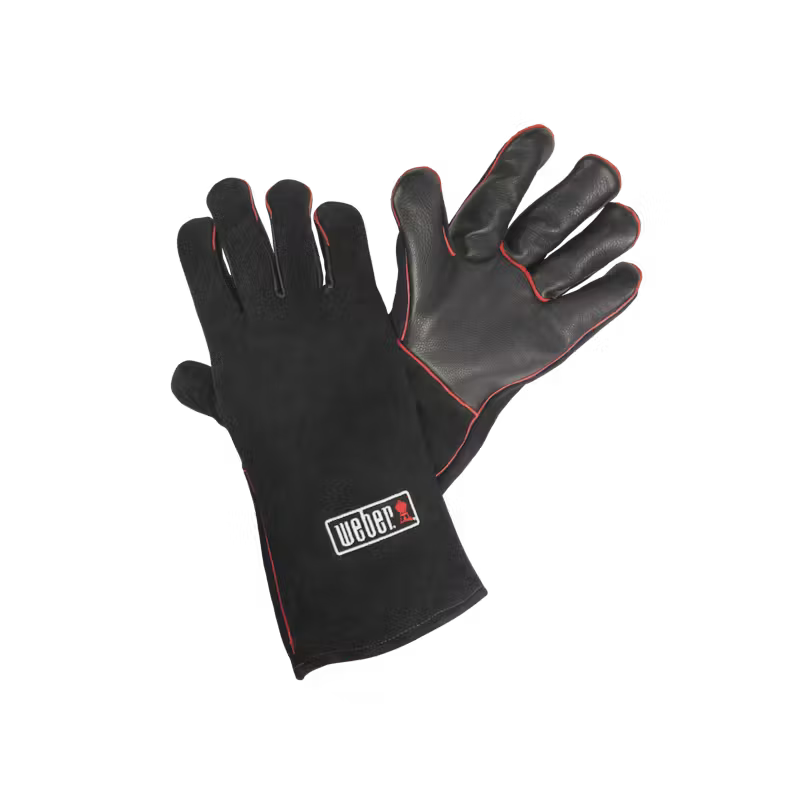 Weber BBQ Leather Gloves – South Wales Barbecues