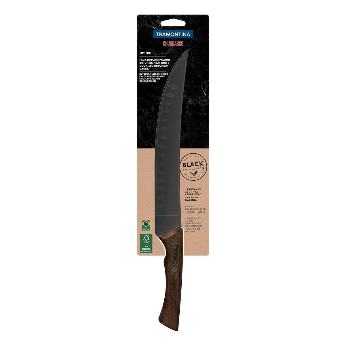 Tramontina Black Collection 10" Butcher's Knife