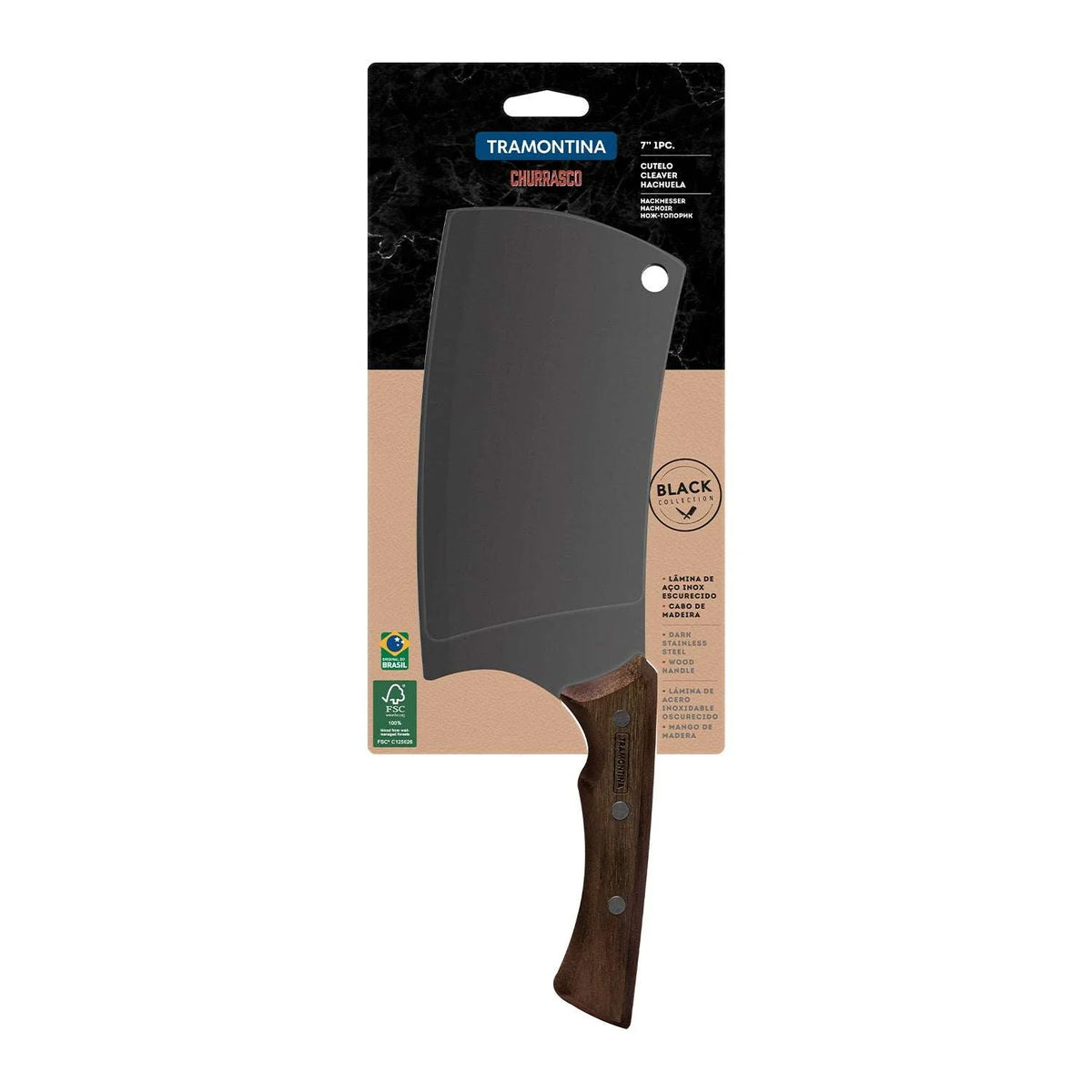 Tramontina Black Collection 7" Cleaver