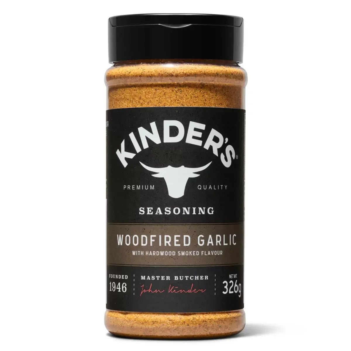 Kinder's Woodfired Garlic Seasoning 326g – South Wales Barbecues