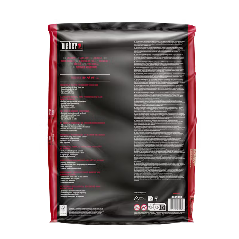 Weber Cherry All-Natural Hardwood Pellets 8kg
