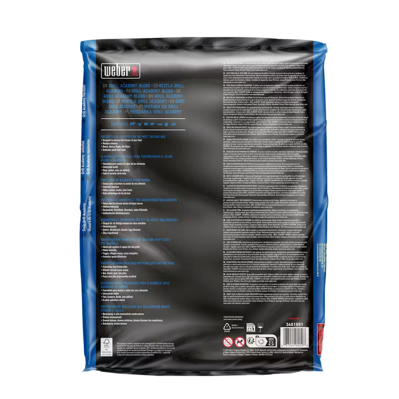 Weber Grill Academy Blend All-Natural Hardwood Pellets 8kg