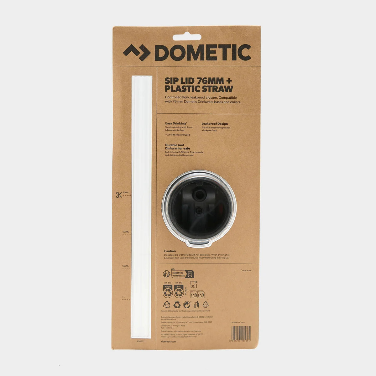 Dometic Straw Sip Lid (Slate)