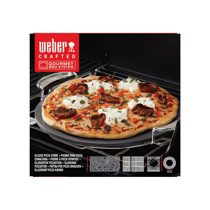 Weber Crafted Gourmet BBQ System Glazed Pizza Stone