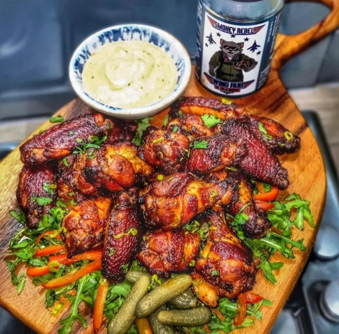Smokey Rebel Wingman Wing Rub