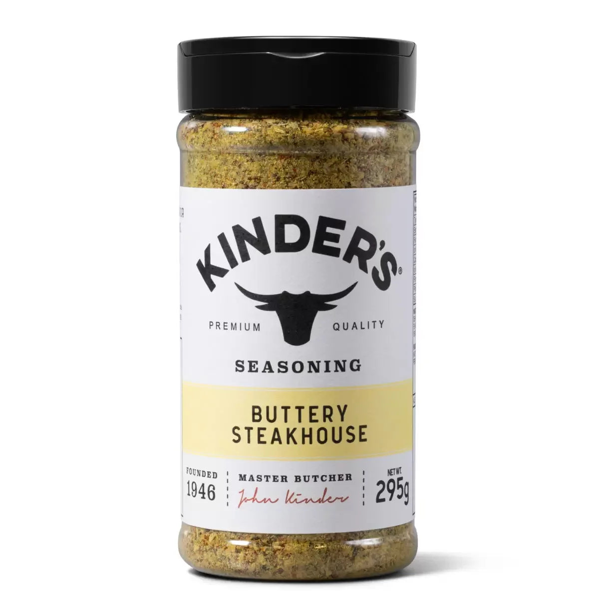 Kinder's Buttery Steakhouse Seasoning 295g – South Wales Barbecues