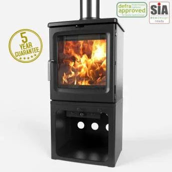 Saltfire Peanut 5 Tall Wood Burning Stove – South Wales Barbecues