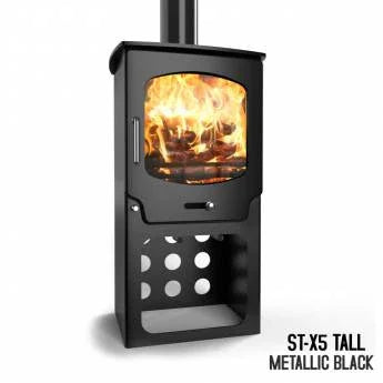 Saltfire ST-X5 Tall Multifuel Stove – South Wales Barbecues