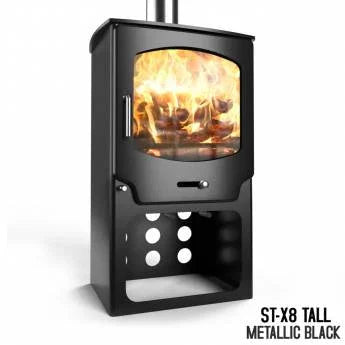 Saltfire ST-X8 Tall Multifuel Stove – South Wales Barbecues