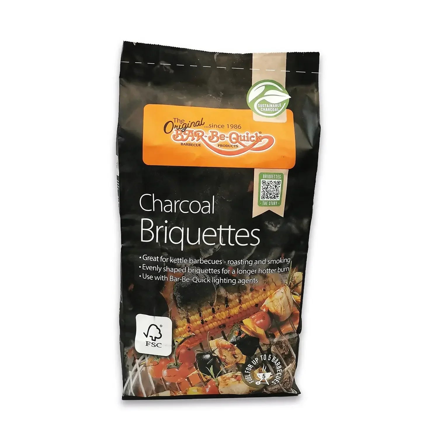 Bar-Be-Quick Charcoal Briquettes 4.5kg – South Wales Barbecues