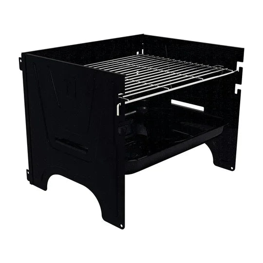 *CLEARANCE* Tramontina Carbon Steel Flat-Packed Portable BBQ Grill – South Wales Barbecues