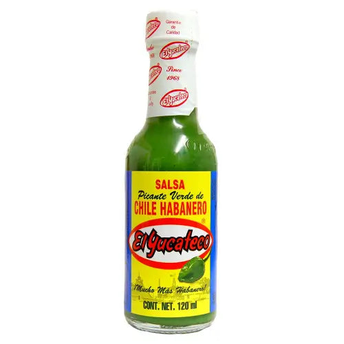 El Yucateco Habanero Green Hot Sauce 120ml