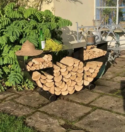 Firepits UK Half Circular Log Store – South Wales Barbecues