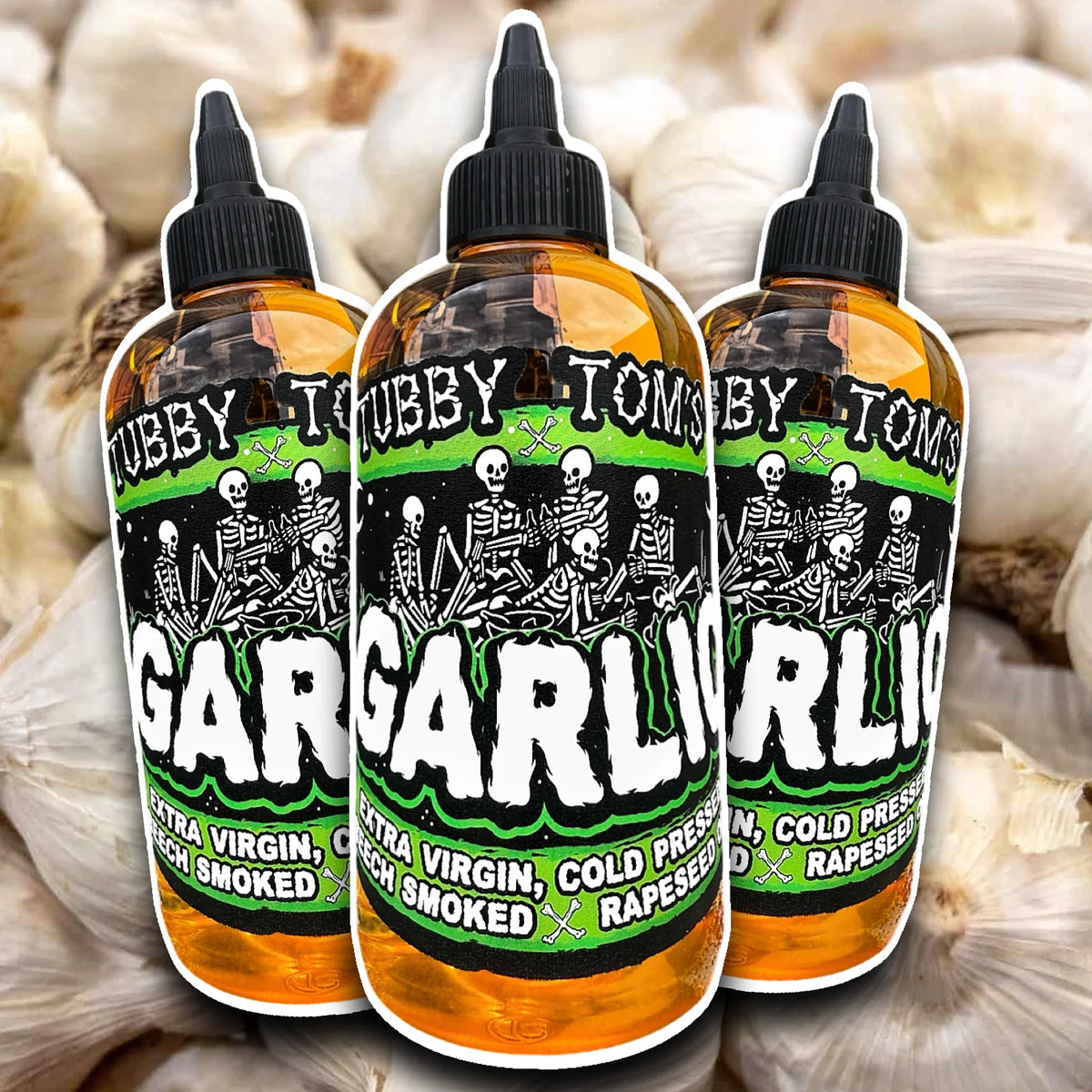 Tubby Tom's Garlic Infused Smoked Rapeseed Oil