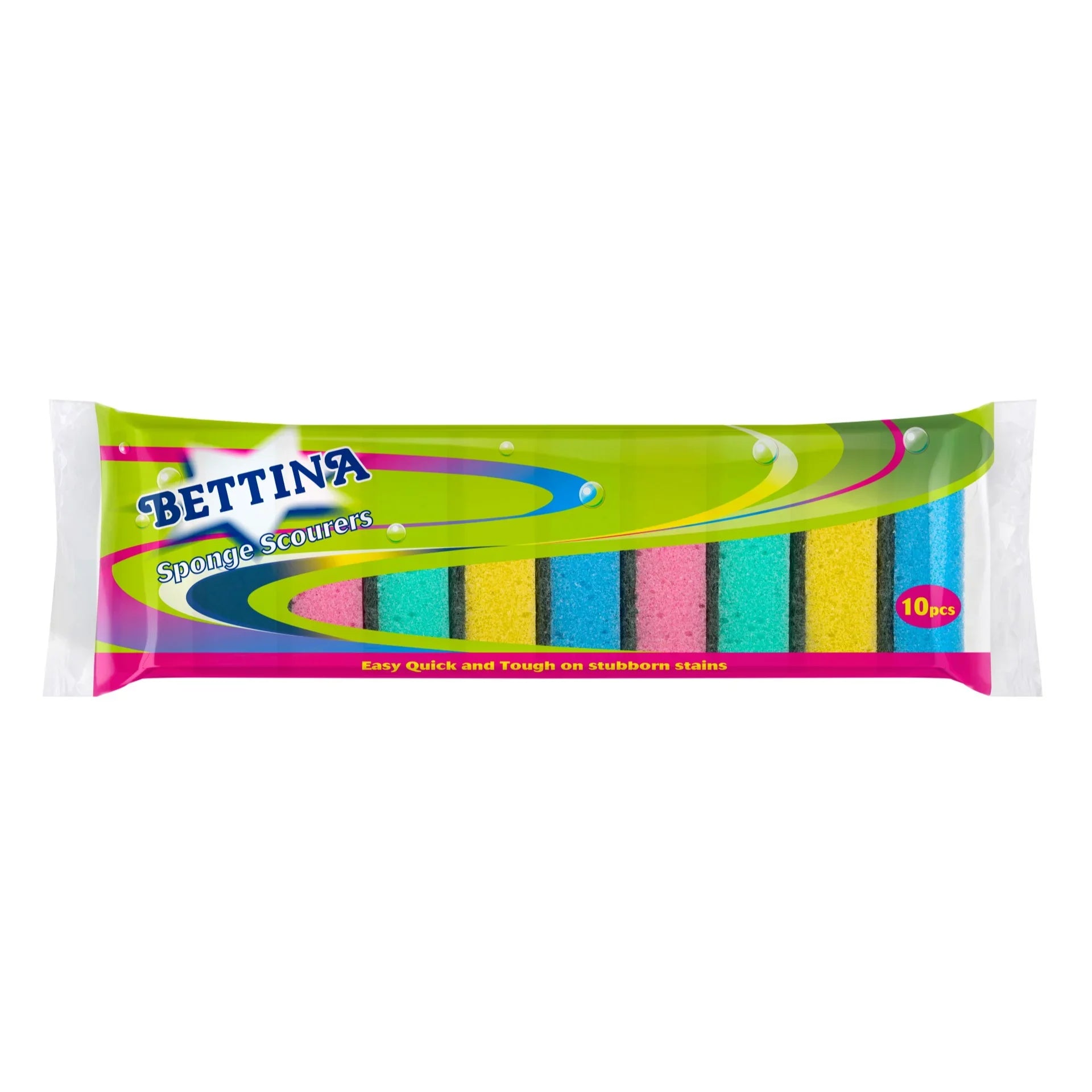 Bettina Sponge Scourers Assorted 10pc – South Wales Barbecues