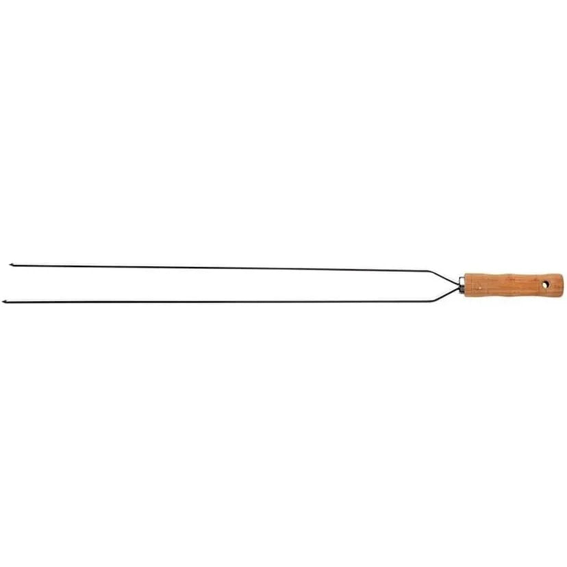 Tramontina Double Stainless Steel Skewer with Wood Handle 85cm – South Wales Barbecues