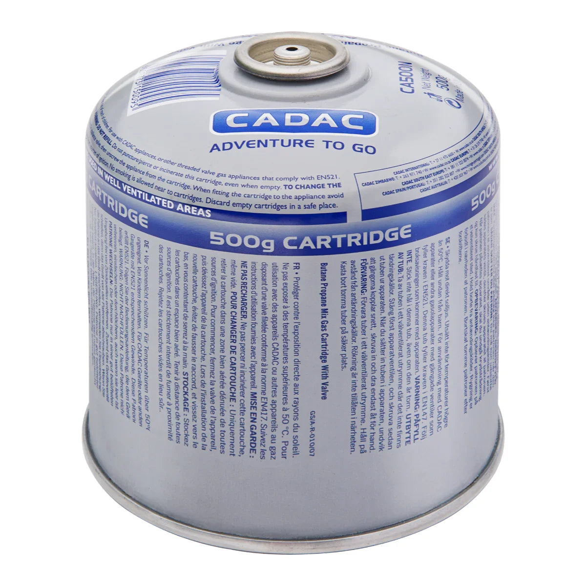 Cadac Threaded Valve Cartridge 500g – South Wales Barbecues
