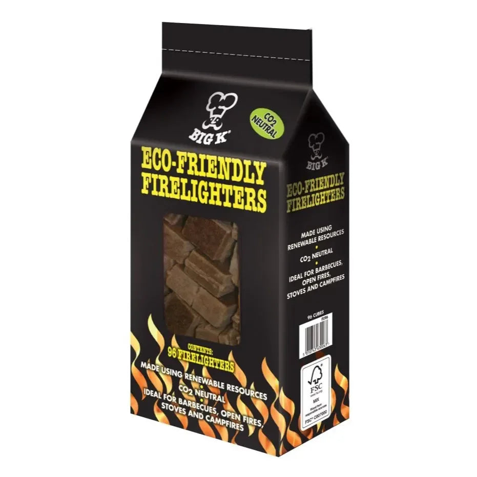 Big K Eco Friendly Firelighter Cubes 96pc – South Wales Barbecues