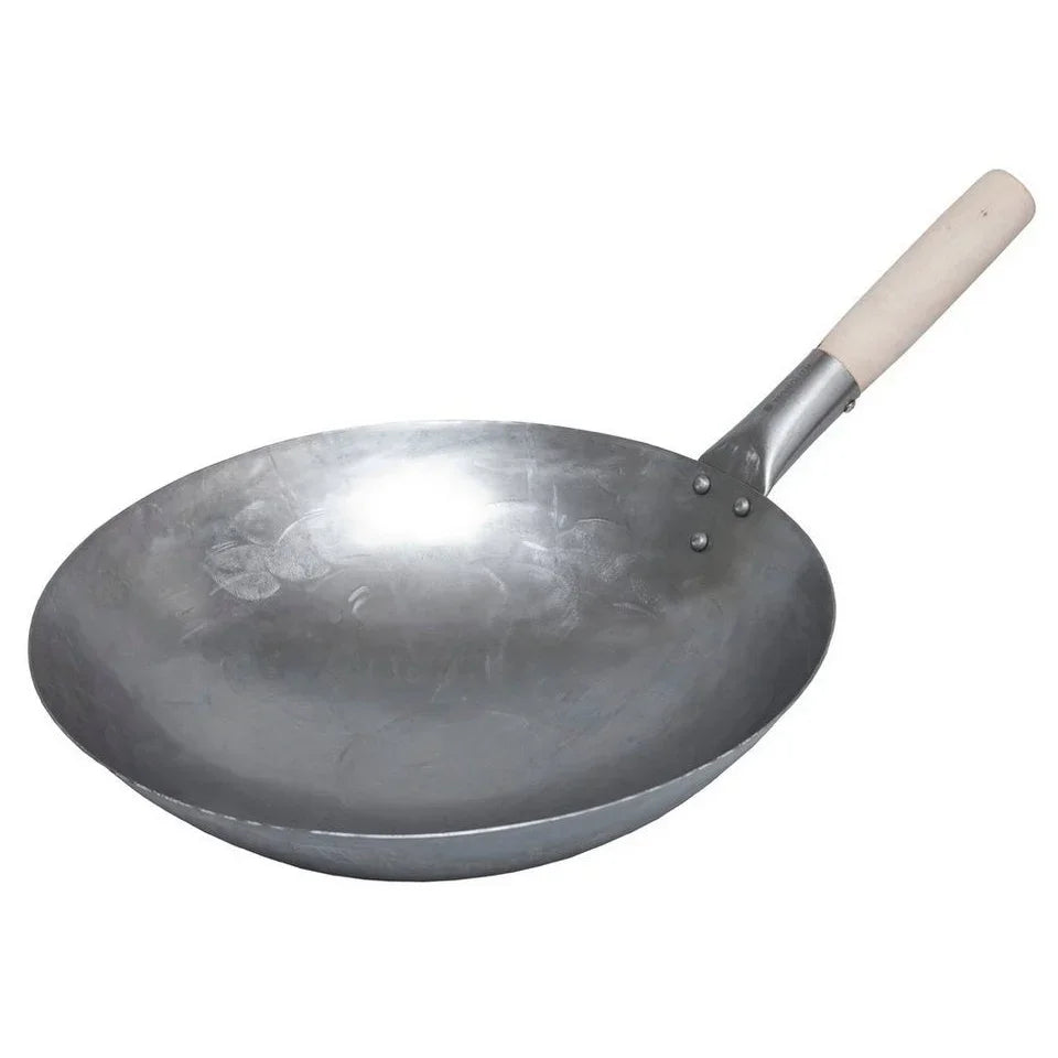 Monolith Wok – Stainless Steel with Round Base – South Wales Barbecues