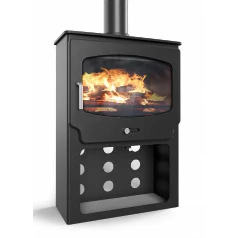 Saltfire ST-X Wide Tall Wood Burning Stove – South Wales Barbecues