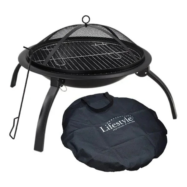 *CLEARANCE* Lifestyle Kaida Traveller Portable Folding Firepit – South Wales Barbecues