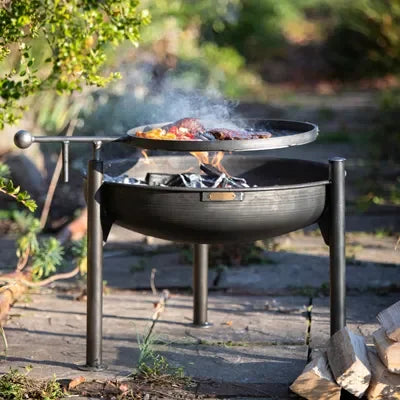 Firepits UK Legs Eleven Fire Pit with Swing Arm BBQ Rack – South Wales Barbecues
