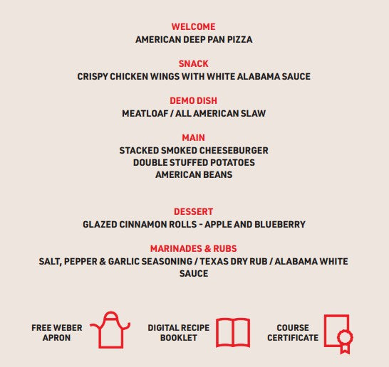 Weber All American BBQ Course - 22nd March 2026