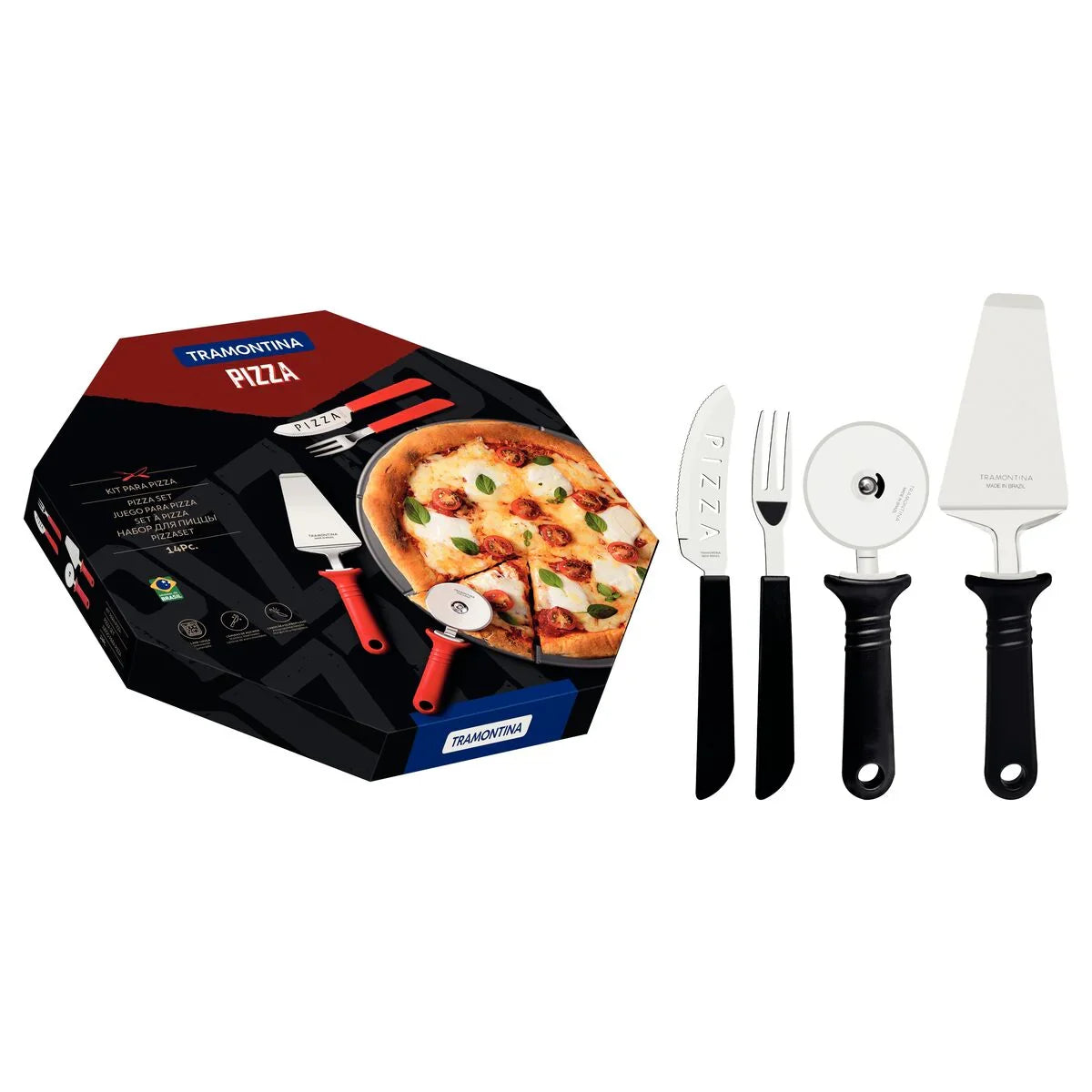 Tramontina 14pc Pizza Set – South Wales Barbecues