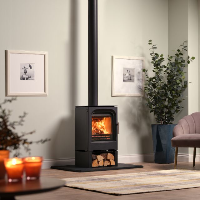 Charlton & Jenrick Purevision Countryman 5kW Slimline Multifuel Stove