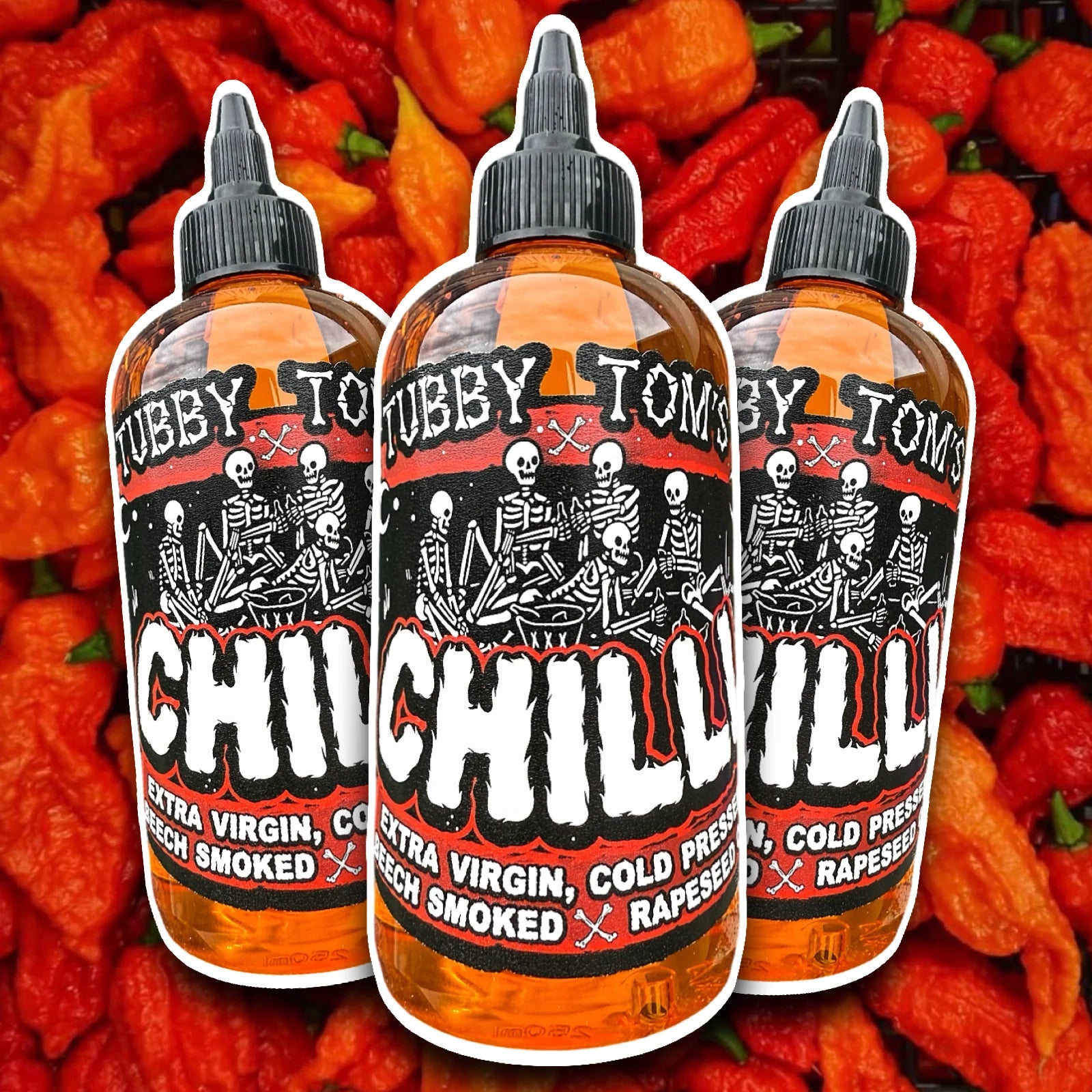 Tubby Tom's Chilli Infused Smoked Rapeseed Oil
