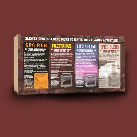 Smokey Rebel Chilli Heroes Gift Set