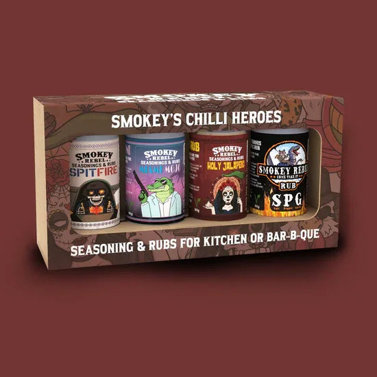 Smokey Rebel Chilli Heroes Gift Set – South Wales Barbecues