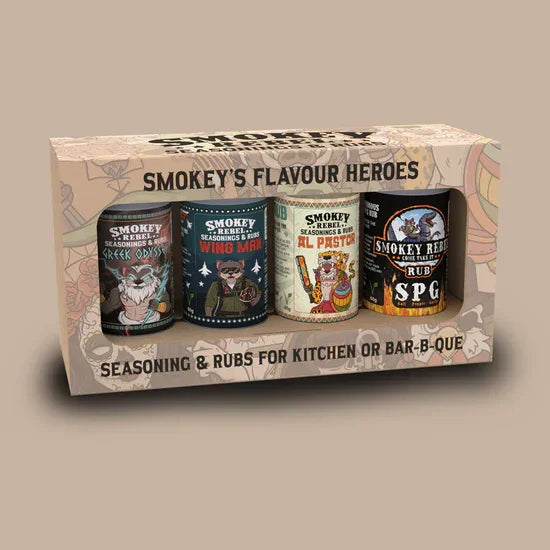 Smokey Rebel Flavour Heroes Gift Set – South Wales Barbecues