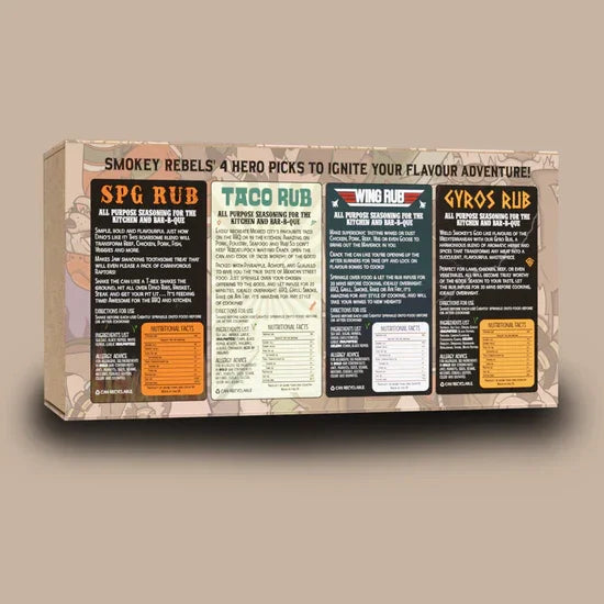 Smokey Rebel Flavour Heroes Gift Set