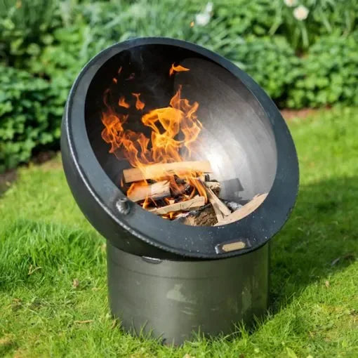 Firepits UK Tilted Sphere 70cm with Swing Arm BBQ Rack – South Wales Barbecues