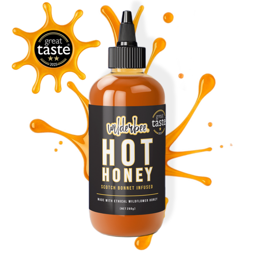A bottle of WilderBee Original Hot Honey