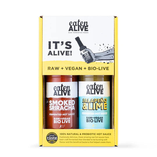 Eaten Alive Smoked Sriracha and Jalapeño & Lime Gift Box