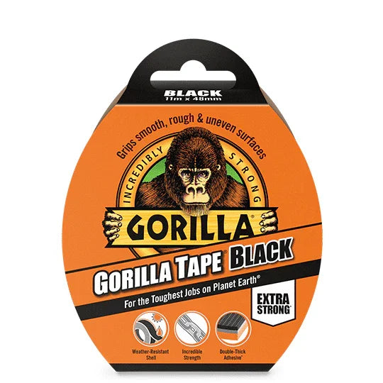 Gorilla Tape Black 48mm x 11m – South Wales Barbecues