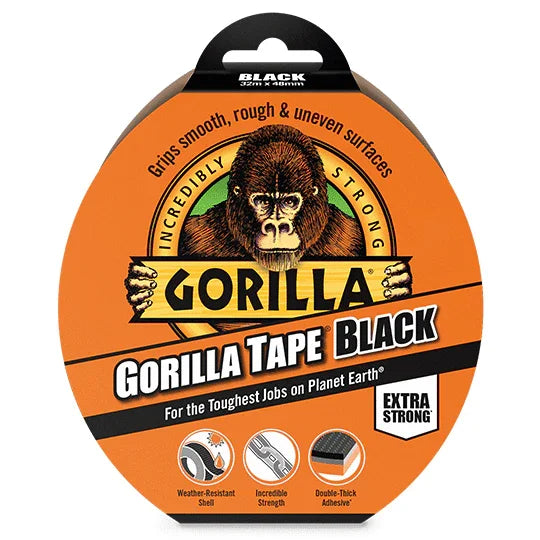 Gorilla Tape Black 48mm x 32m – South Wales Barbecues