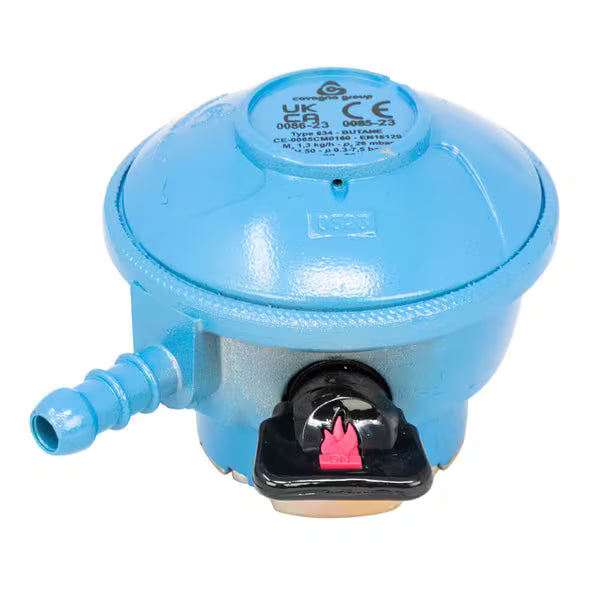 Cavagna 28mbar Butane Gas Regulator - 20mm Clip-On – South Wales Barbecues