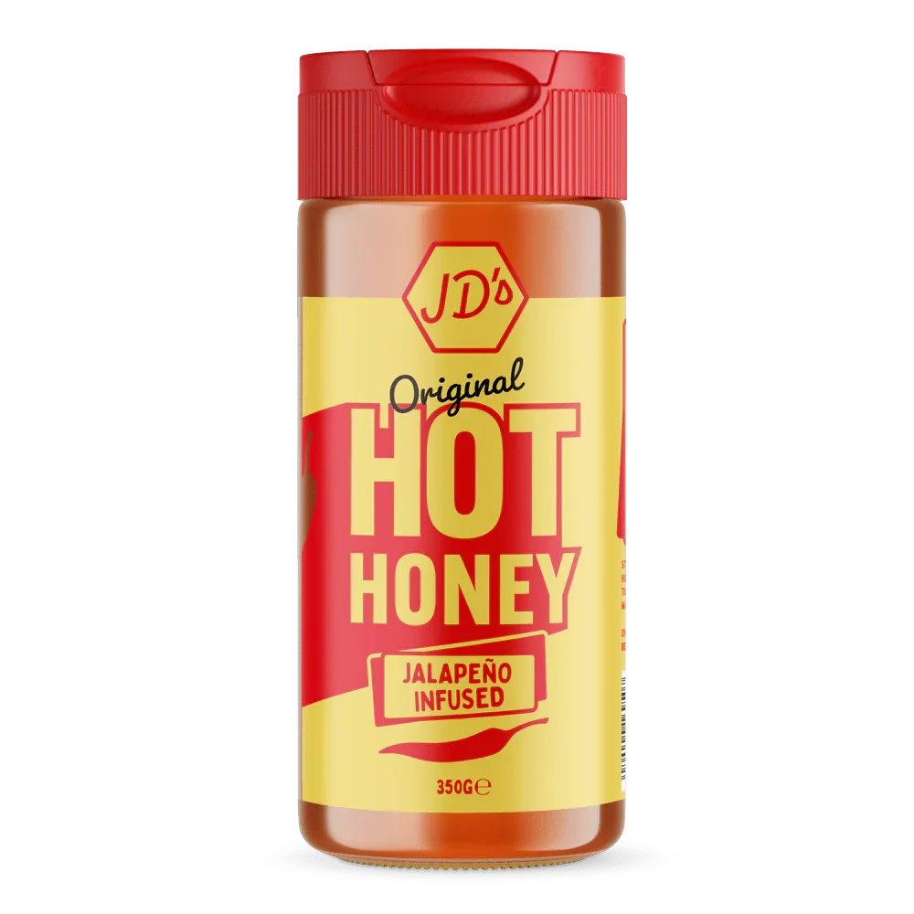 *CLEARANCE* JD's Hot Honey Original 350g – South Wales Barbecues