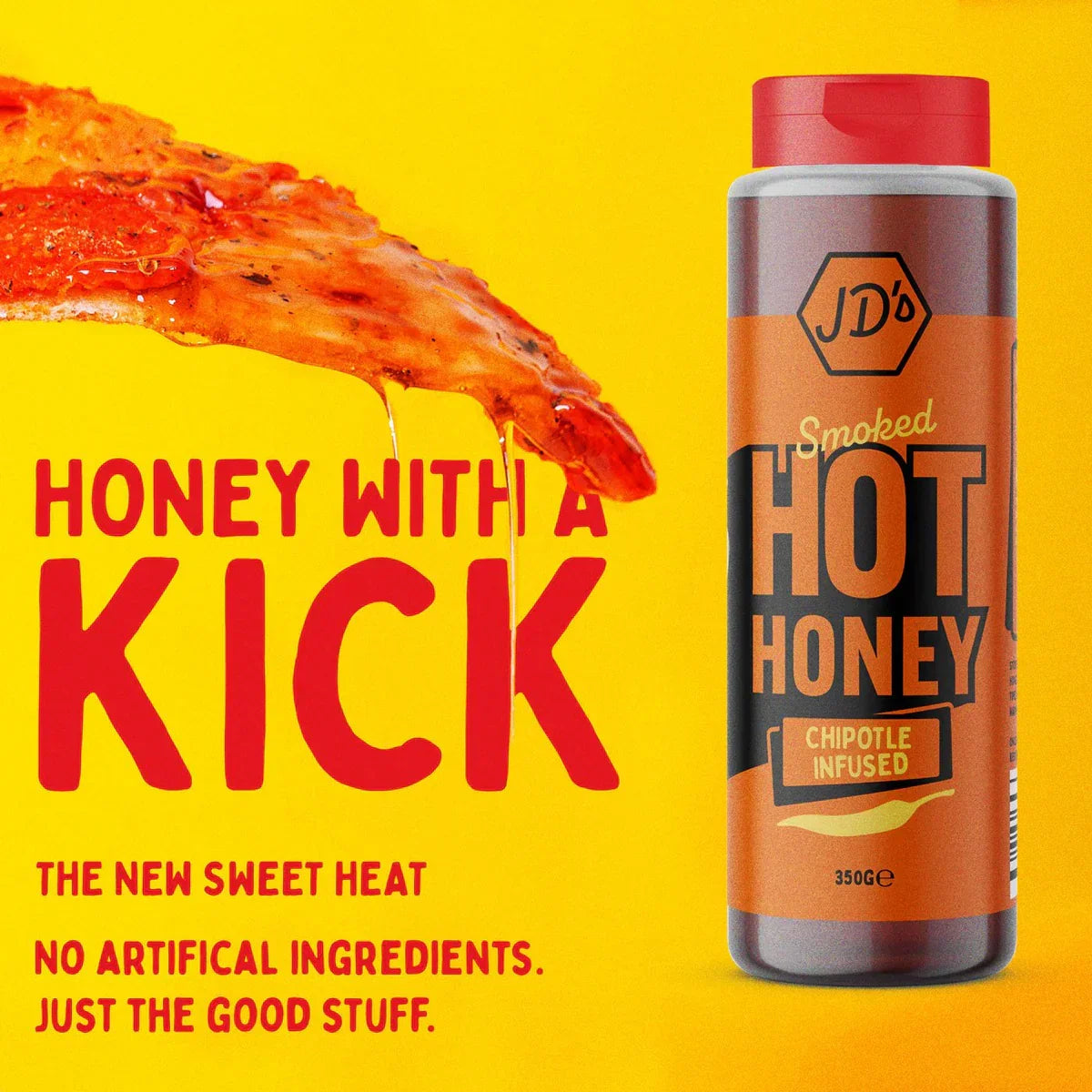 *CLEARANCE* JD's Smoked Hot Honey 350g