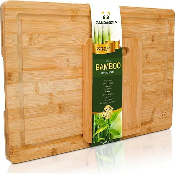 Pandagrip Organic Bamboo Chopping Board Set 2pc – South Wales Barbecues