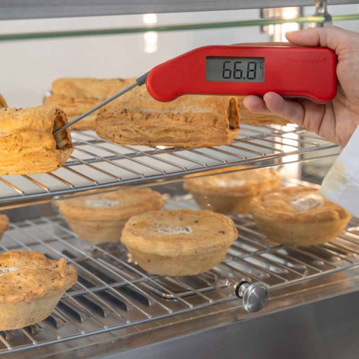 ETI Thermapen Classic Folding Digital Kitchen Thermometer Red