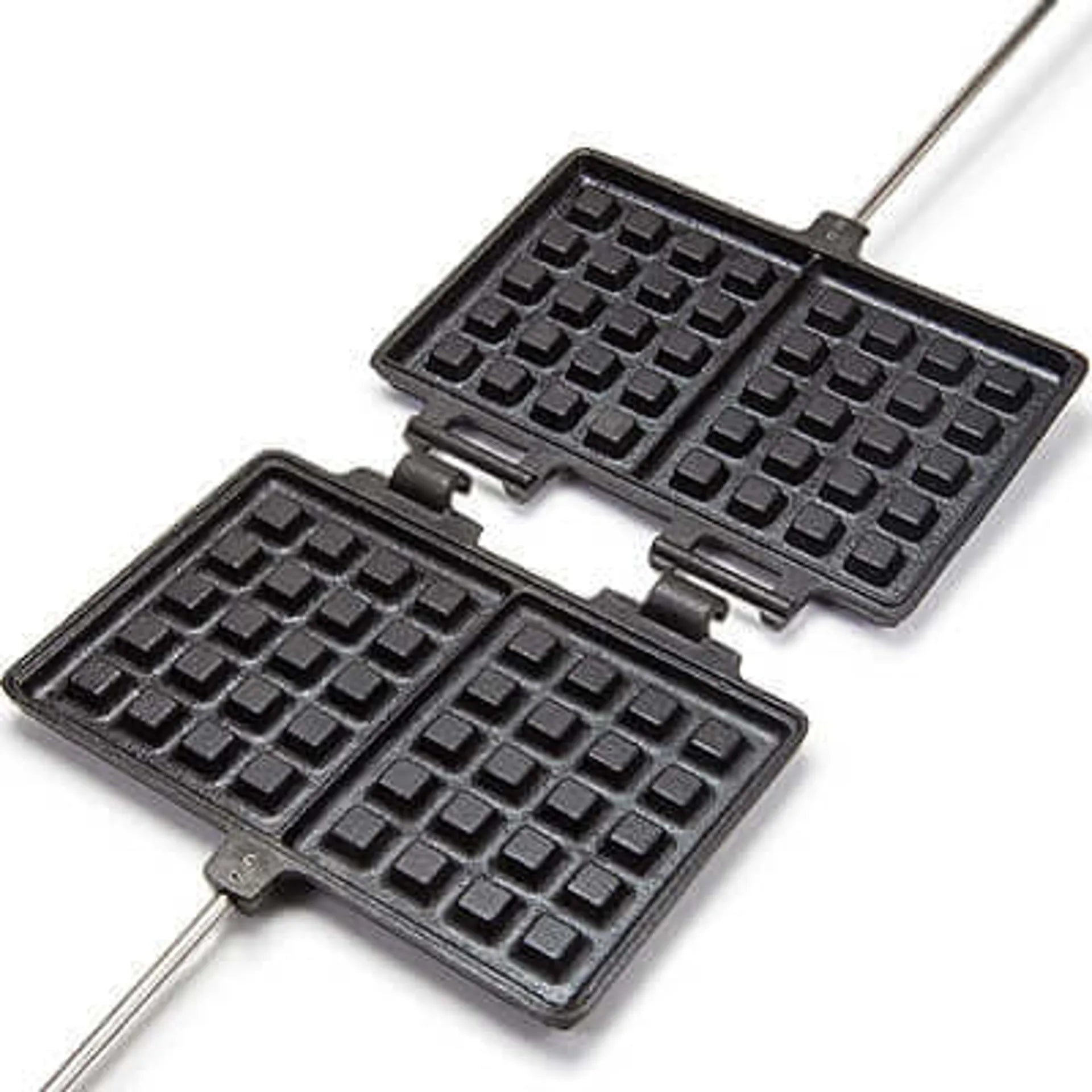 Petromax Campfire/Barbecue Cast Iron Double Waffle Iron