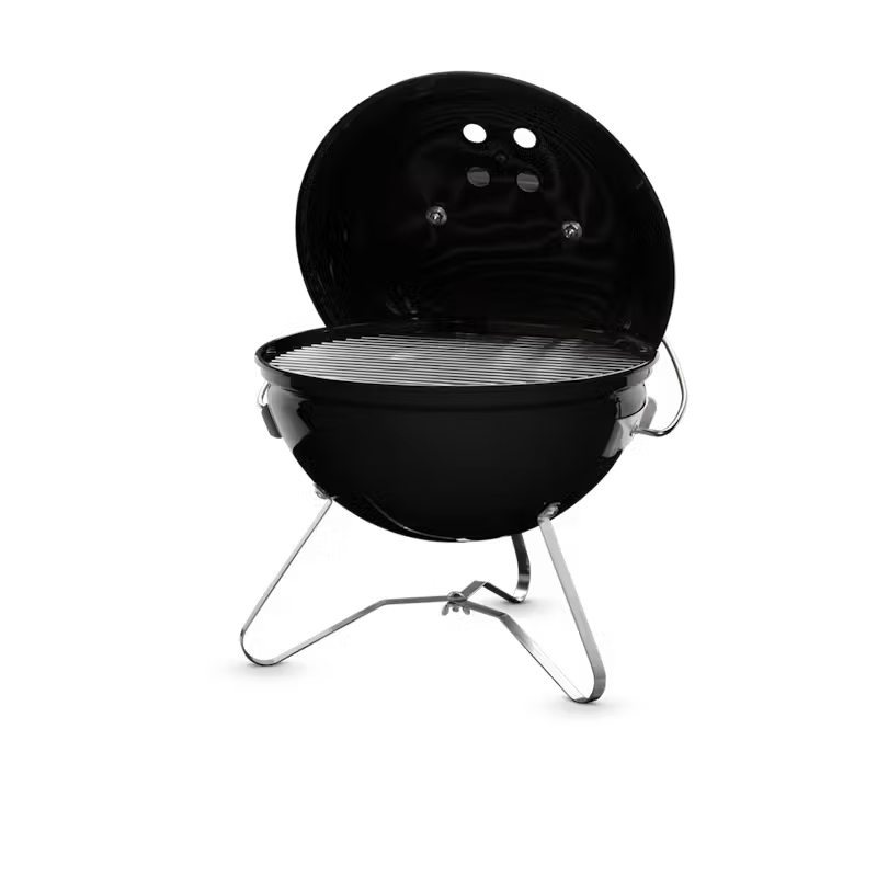 Weber Smokey Joe Charcoal Barbecue 37cm Black with open lid